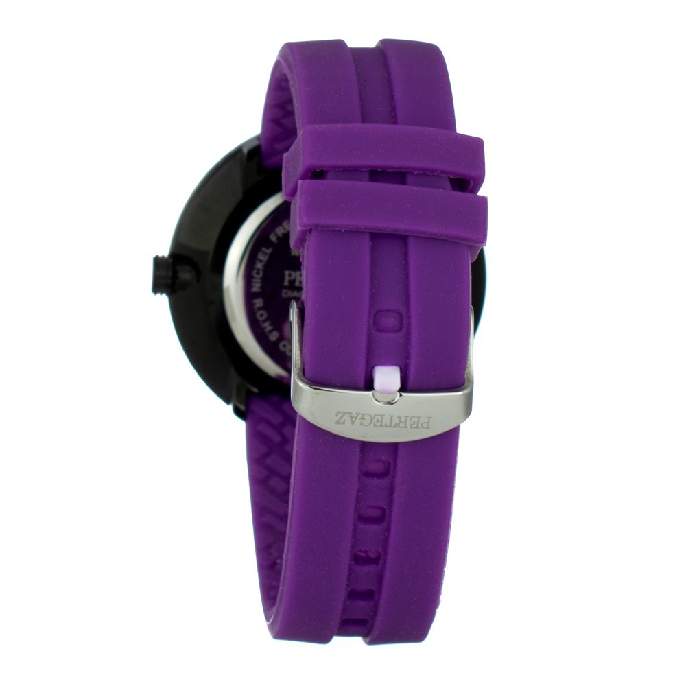 Bracciale orologio in gomma viola