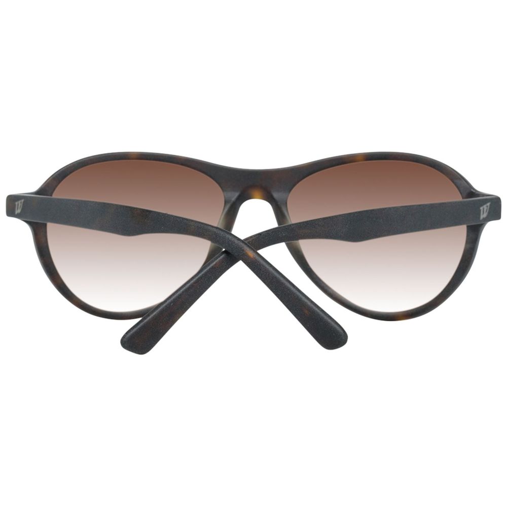 Braune Sonnenbrille aus Kunststoff