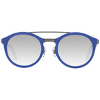 Blaue Sonnenbrille aus Metall