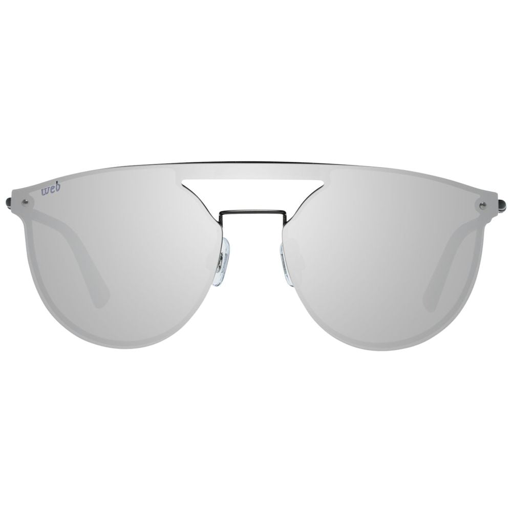 Schwarze Metallsonnenbrille