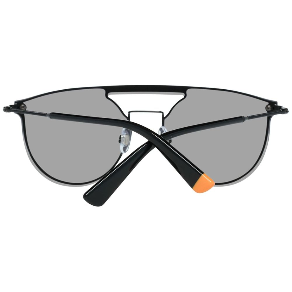 Schwarze Metallsonnenbrille