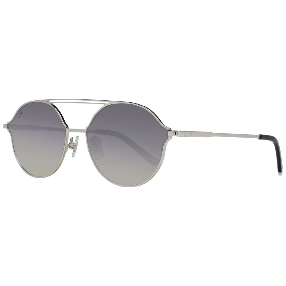 Sonnenbrille aus silbernem Metall