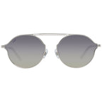 Sonnenbrille aus silbernem Metall