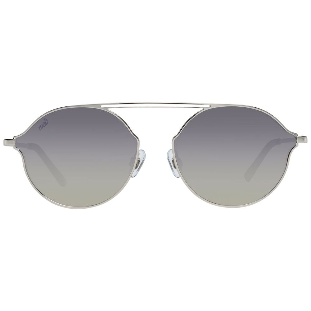 Sonnenbrille aus silbernem Metall