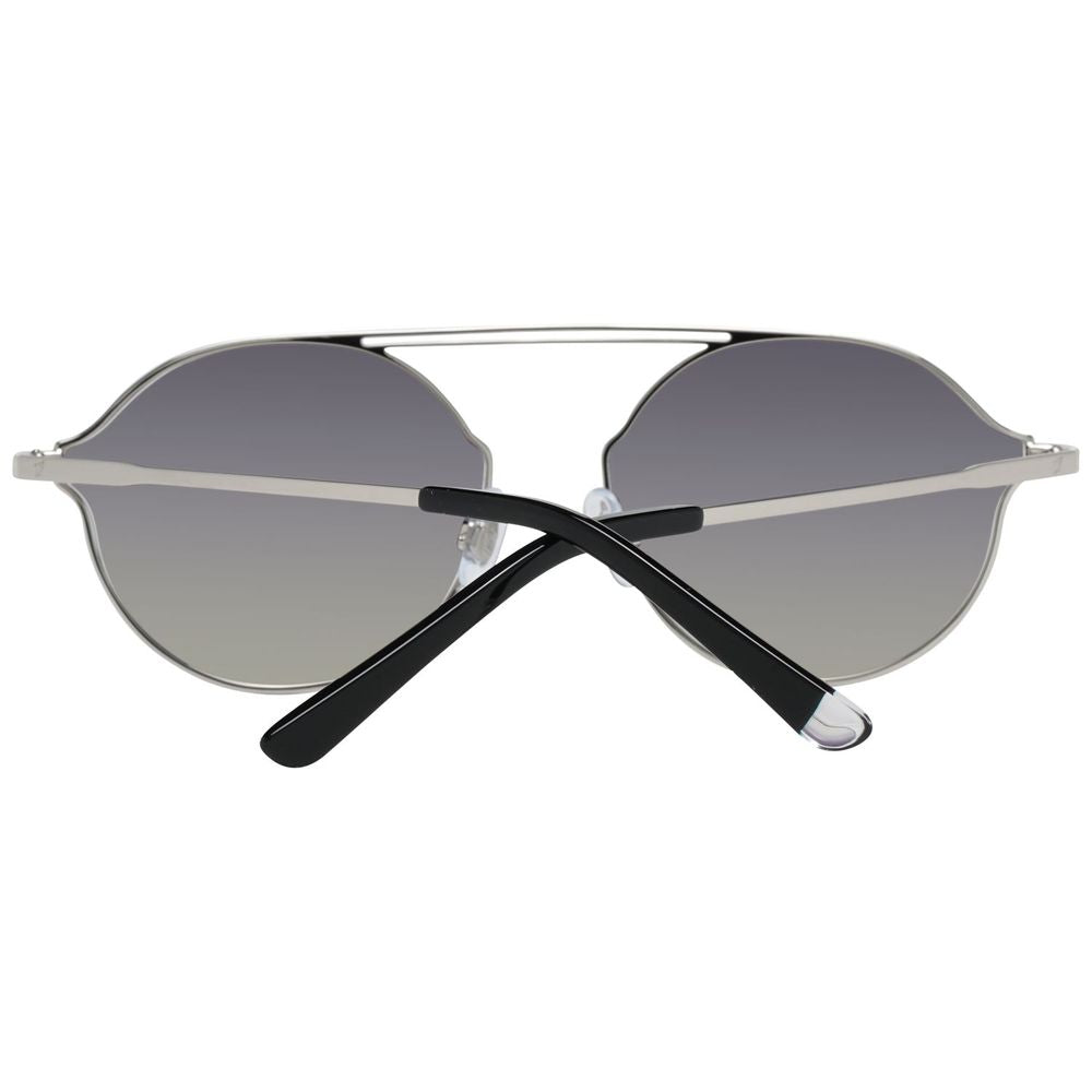 Sonnenbrille aus silbernem Metall
