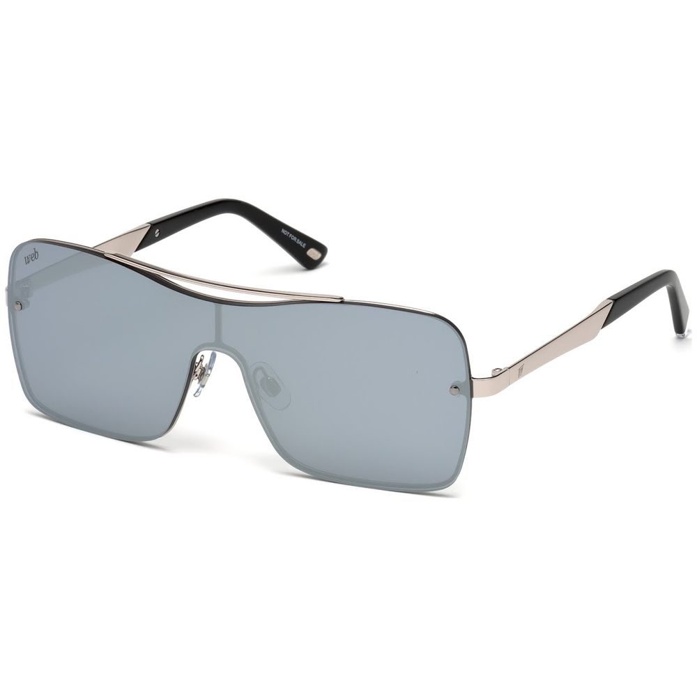 Sonnenbrille aus silbernem Metall