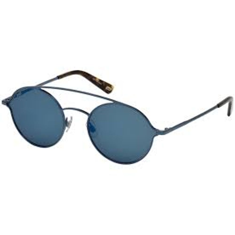 Occhiali da sole in metallo blu