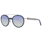 Blaue Metallsonnenbrille