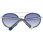 Blaue Metallsonnenbrille