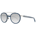 Blaue Sonnenbrille aus Metall