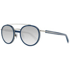 Blaue Sonnenbrille aus Metall