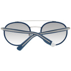 Blaue Sonnenbrille aus Metall