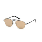 Schwarze Metal-Sonnenbrille