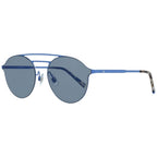 Sonnenbrille aus blauem Metall