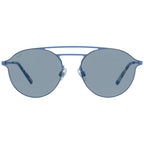 Sonnenbrille aus blauem Metall