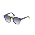 Blaue Sonnenbrille aus Kunststoff
