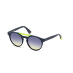 Blaue Sonnenbrille aus Kunststoff
