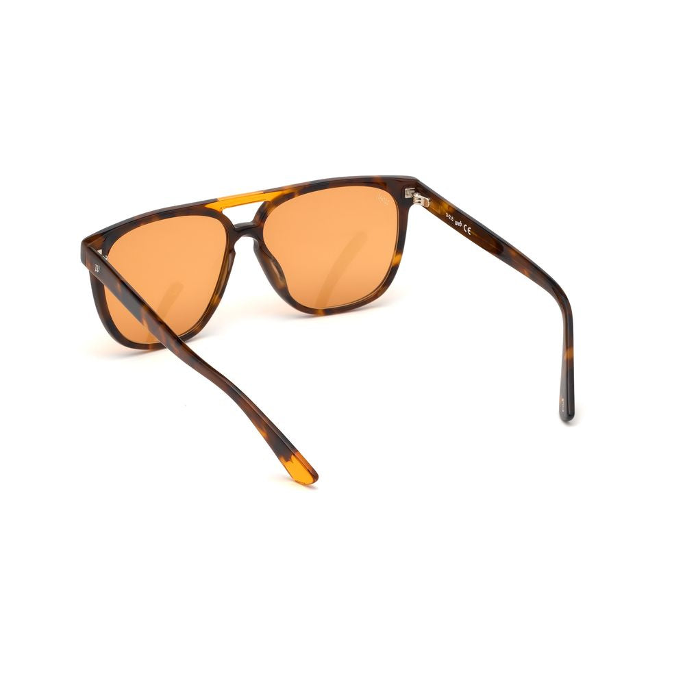 Braune Kunststoffsonnenbrille
