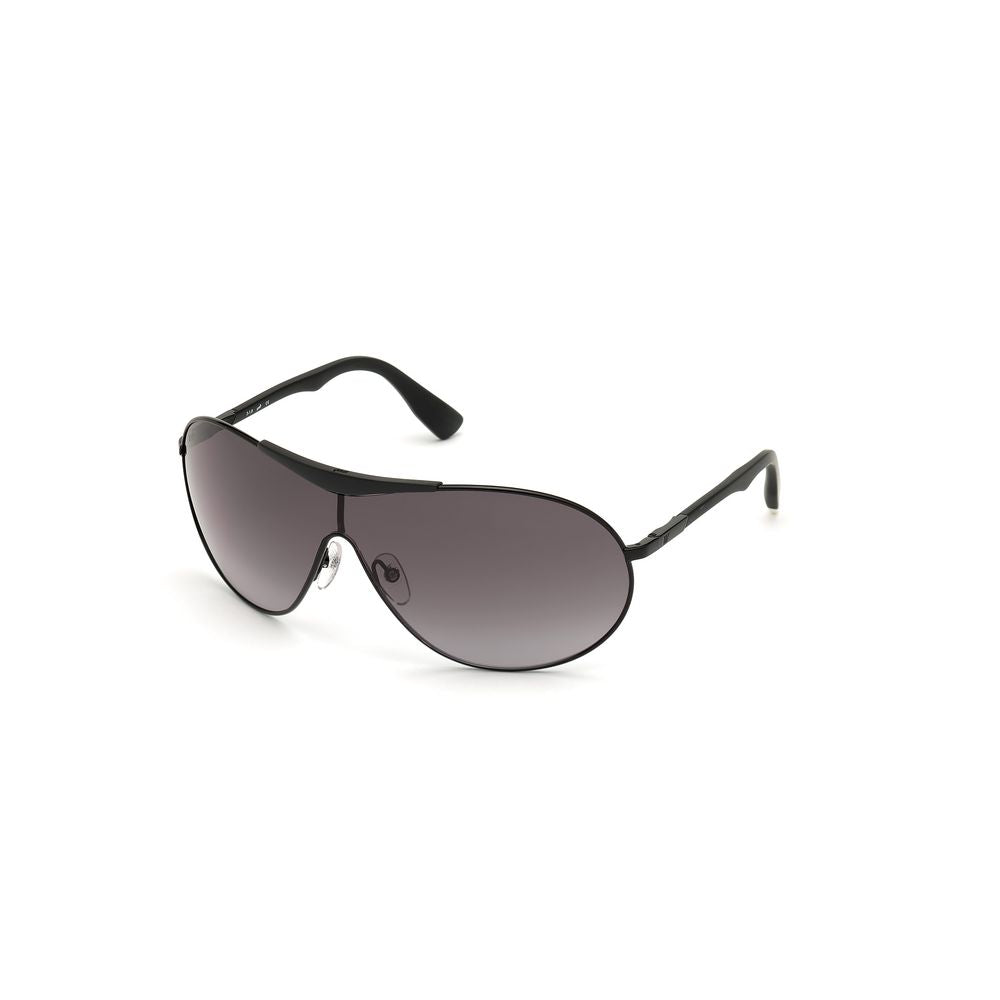 Sonnenbrille aus schwarzem Metall