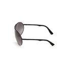 Sonnenbrille aus schwarzem Metall