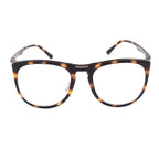 Braune Sonnenbrille aus Kunststoff