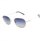 Goldfarbene Sonnenbrille aus Metall