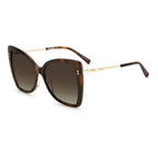 Braune Sonnenbrille aus Kunststoff