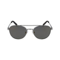 Sonnenbrille aus grauem Metall