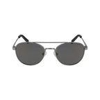 Sonnenbrille aus grauem Metall