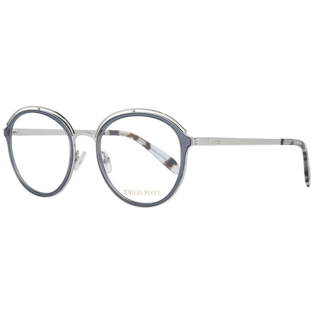 Brille mit grauem Metallgestell