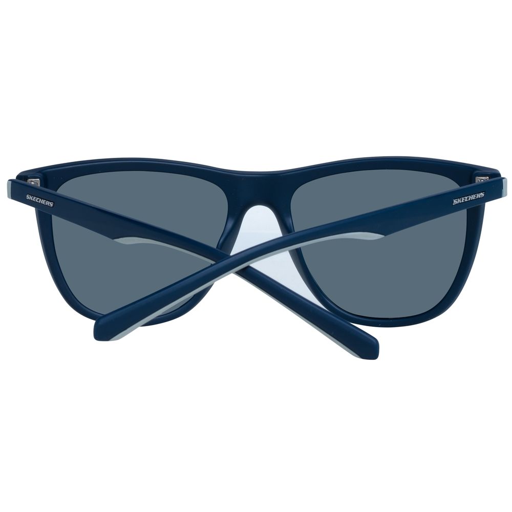 Blaue Plastik-Sonnenbrille