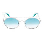 Sonnenbrille aus silbernem Metall