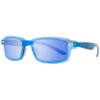 Blaue Plastiksonnenbrille