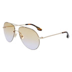 Goldfarbene Sonnenbrille aus Metall
