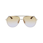 Goldfarbene Sonnenbrille aus Metall