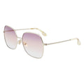 Goldene Metallsonnenbrille