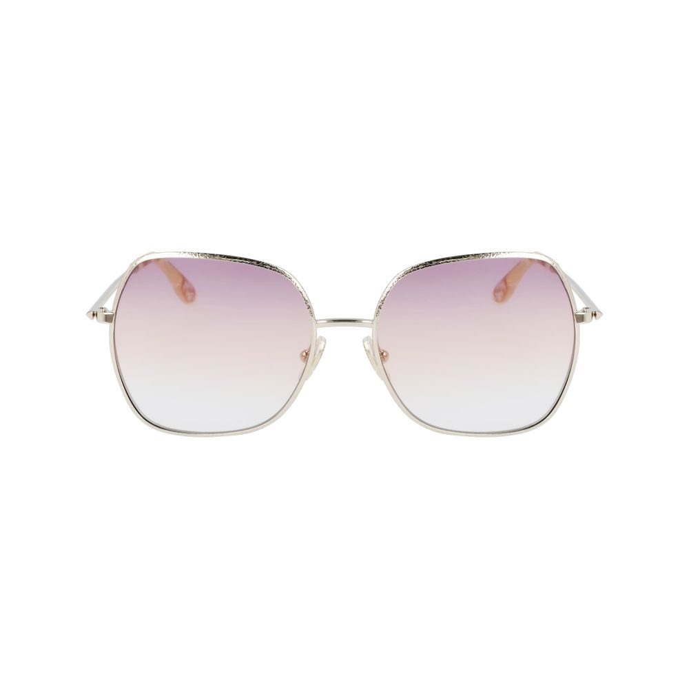 Goldene Metallsonnenbrille