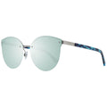 Sonnenbrille aus silbernem Metall