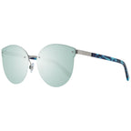 Sonnenbrille aus silbernem Metall