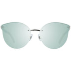 Sonnenbrille aus silbernem Metall