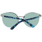 Sonnenbrille aus silbernem Metall