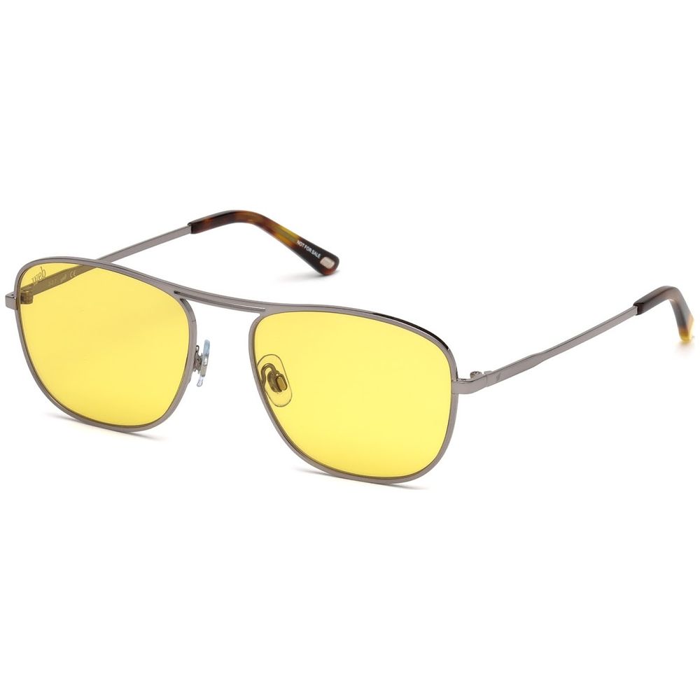 Sonnenbrille aus silbernem Metall