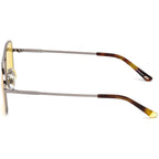 Sonnenbrille aus silbernem Metall
