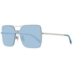Sonnenbrille aus silbernem Metall