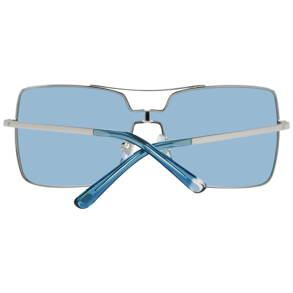 Sonnenbrille aus silbernem Metall