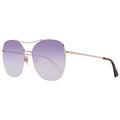 Sonnenbrille aus Goldmetall
