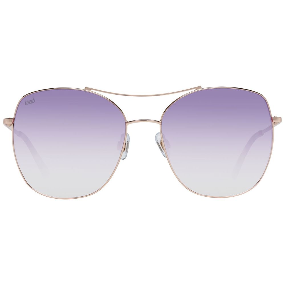 Sonnenbrille aus Goldmetall