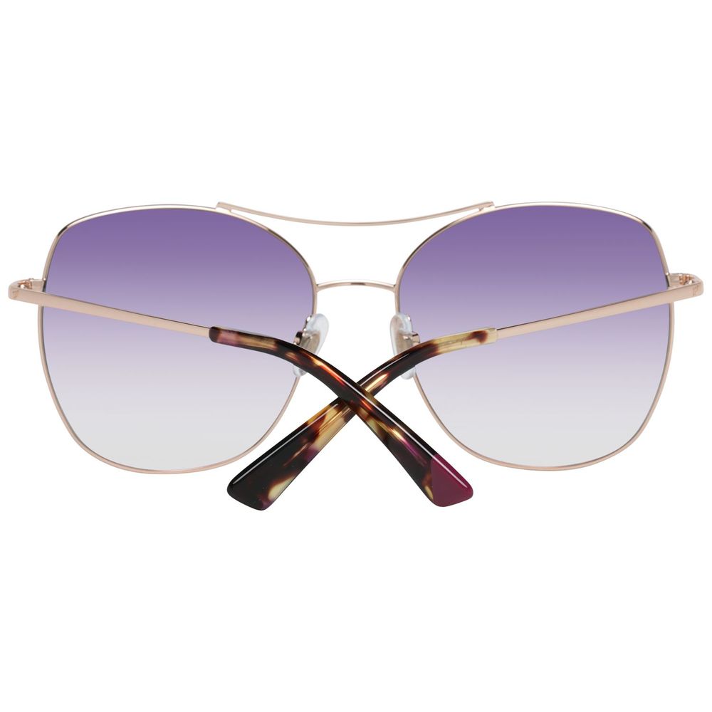 Sonnenbrille aus Goldmetall