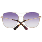 Sonnenbrille aus Goldmetall