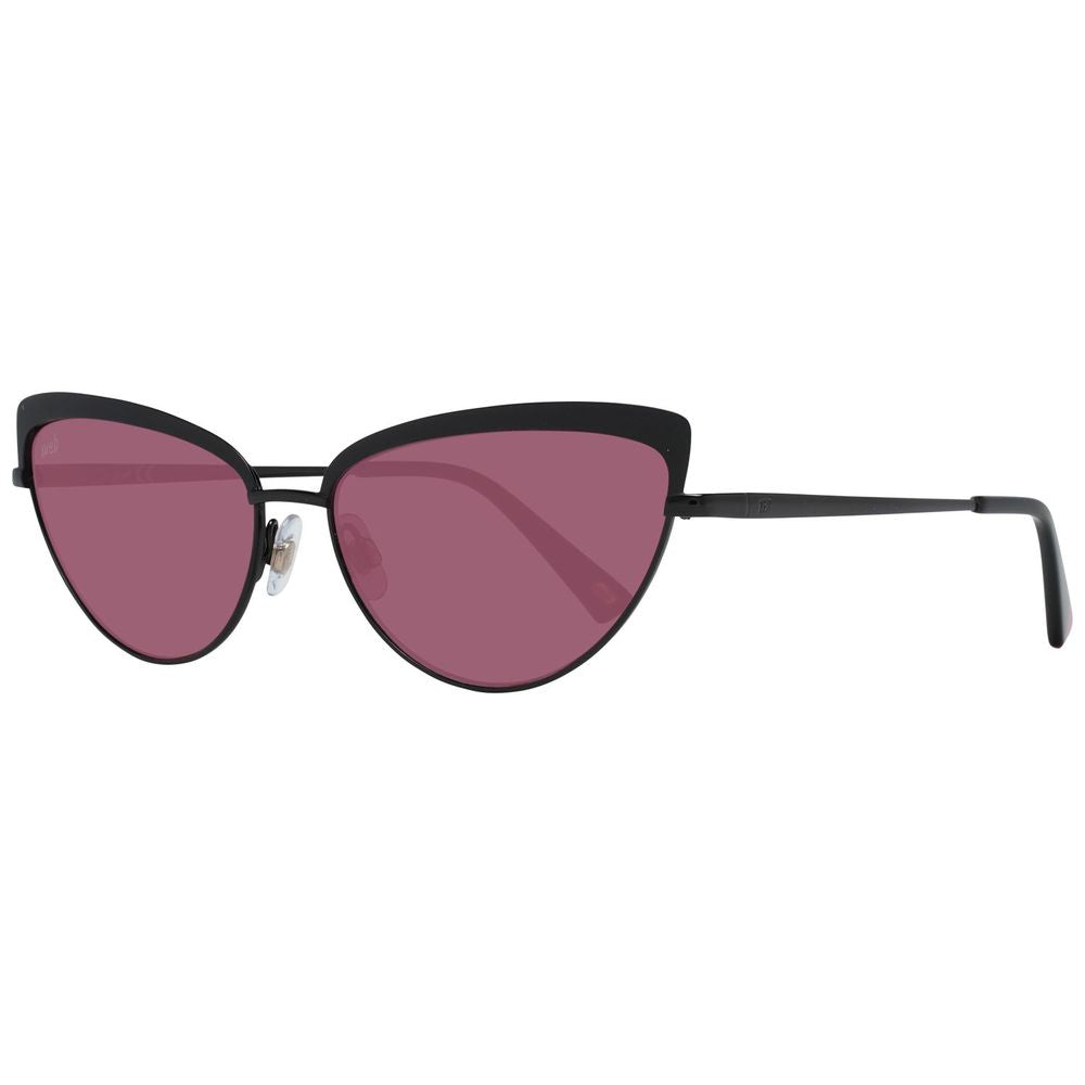 Schwarze Metal-Sonnenbrille